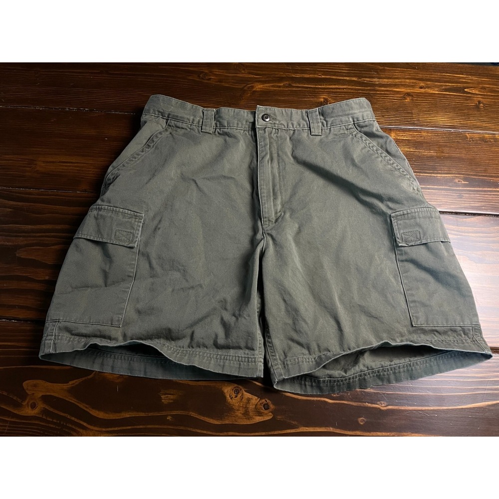 Crossings Shorts, Men's Size 38, Green, Cargo, Pockets